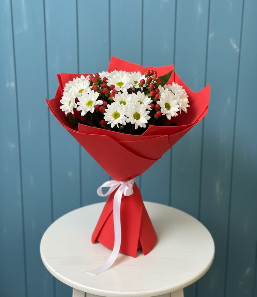 Букет цветов из: Хризантемы в Некрасовское