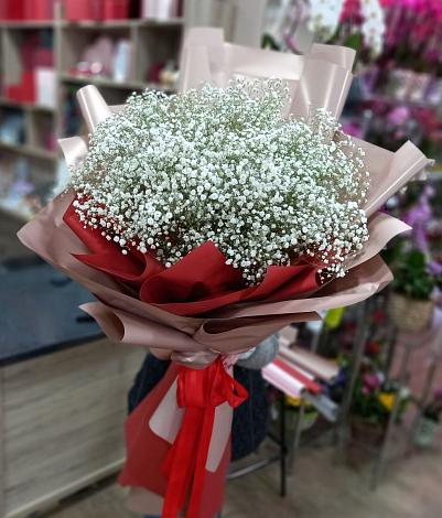 Букет цветов из: Гипсофила в Некрасовское