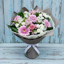 Букет цветов из:  Герберы, Альстромерии и Хризантемы #REPLACE_PRED# Некрасовское