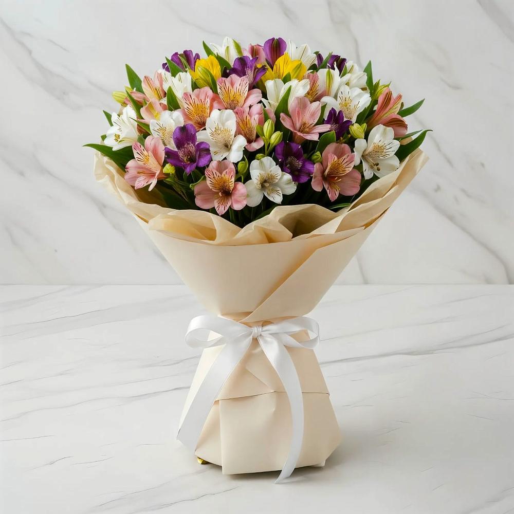 Букет цветов из: Альстромерии в Некрасовское