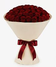 Букет 101 Бордовая роза Блэк Бакарра в Некрасовское