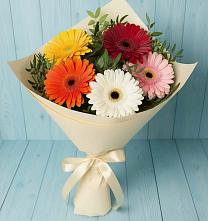 Букет цветов из:  Герберы в Некрасовское