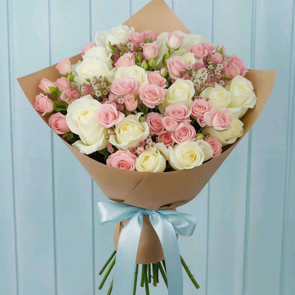 Букет цветов из: Розы в Некрасовское