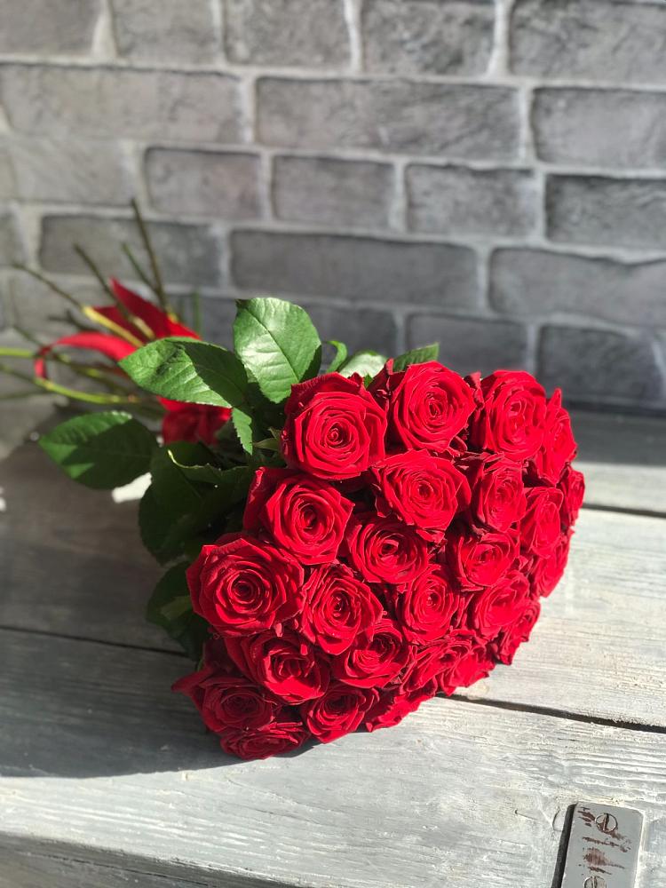 Букет Красные розы Фридом в Некрасовское