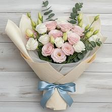 Букет цветов из:  Лизиантусы #REPLACE_PRED# Некрасовское