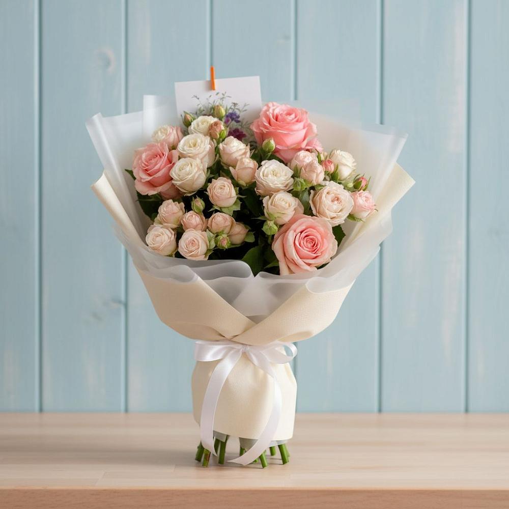 Букет цветов из: Розы в Некрасовское