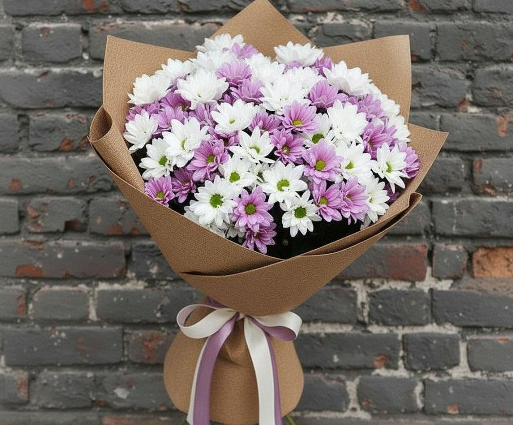Букет цветов из: Хризантемы в Некрасовское