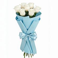 Букет 7 белых роз Проуд #REPLACE_PRED# Некрасовское