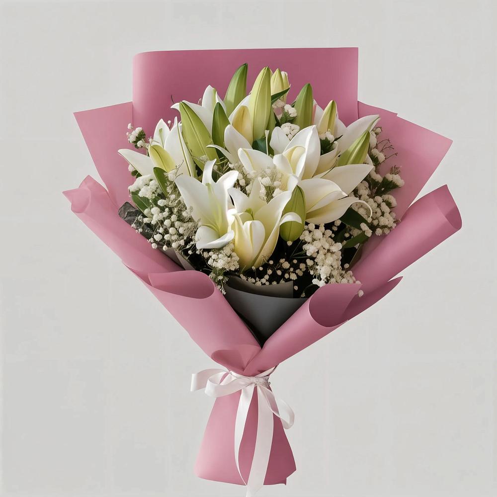 Букет цветов из: Лилии в Некрасовское
