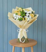 Букет цветов из:  Хризантемы и Розы #REPLACE_PRED# Некрасовское