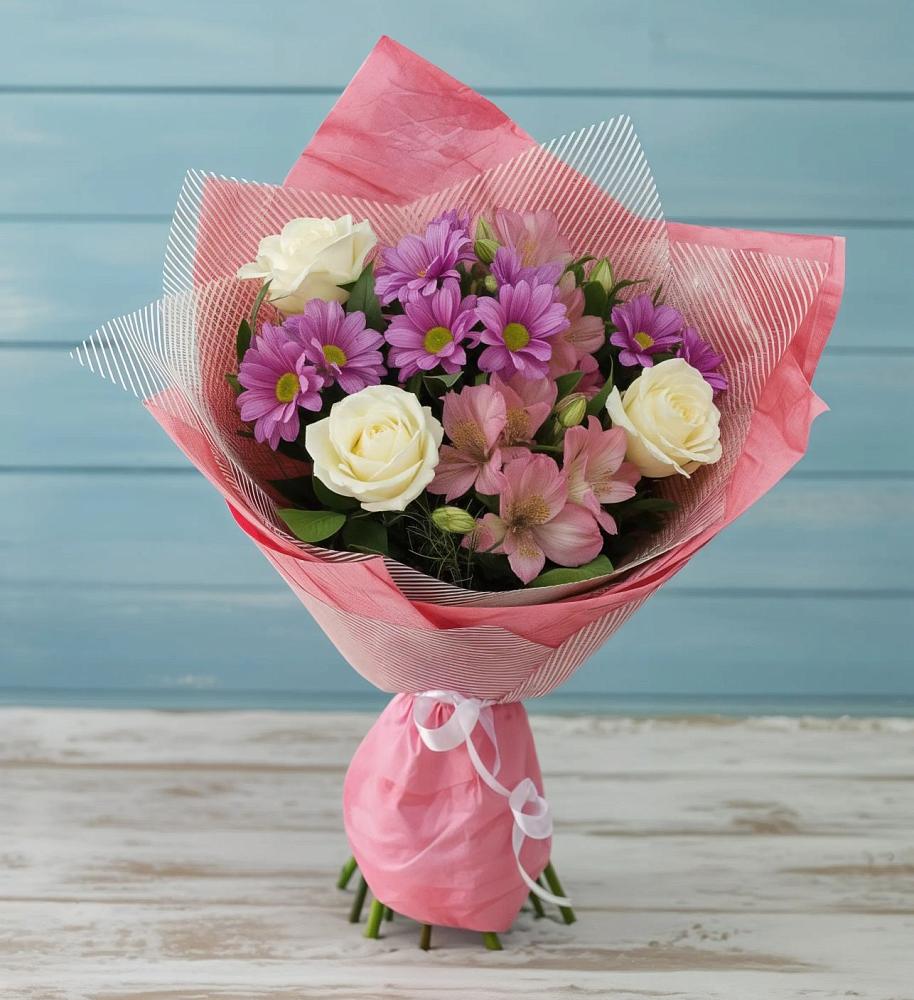 Букет цветов из: Герберы в Некрасовское