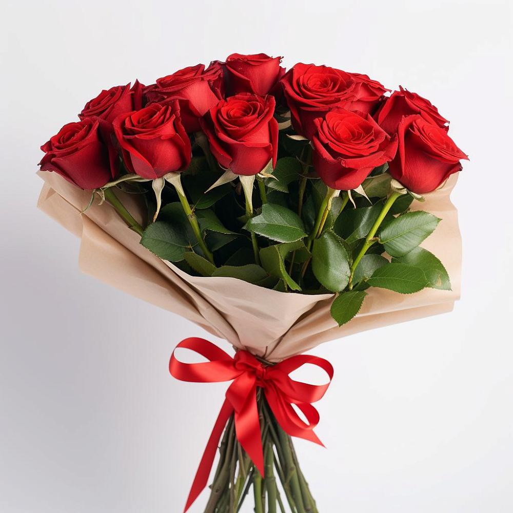 Букет 11 Красных роз Эдлесс Лав в Некрасовское