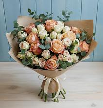 Букет цветов из:  Альстромерии и Розы #REPLACE_PRED# Некрасовское